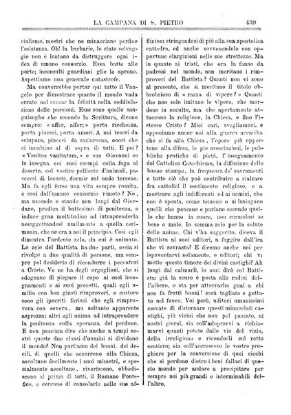 La campana di S. Pietro bollettino religioso settimanale