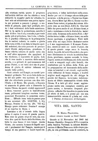 La campana di S. Pietro bollettino religioso settimanale