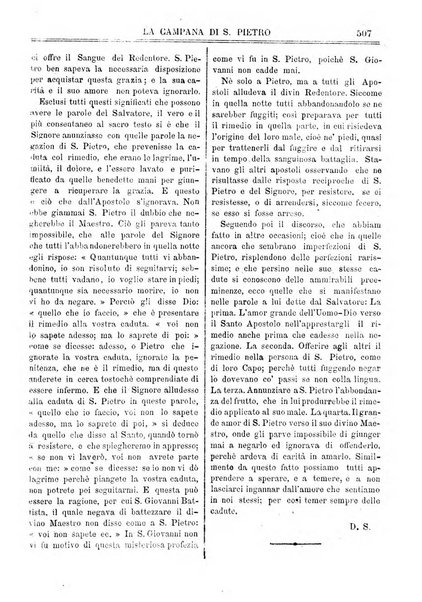 La campana di S. Pietro bollettino religioso settimanale