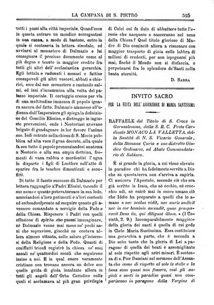 La campana di S. Pietro bollettino religioso settimanale