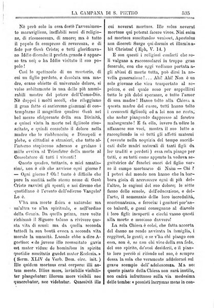 La campana di S. Pietro bollettino religioso settimanale