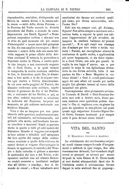 La campana di S. Pietro bollettino religioso settimanale