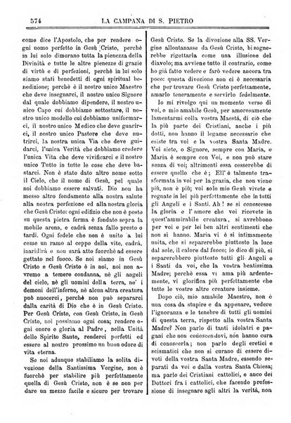 La campana di S. Pietro bollettino religioso settimanale