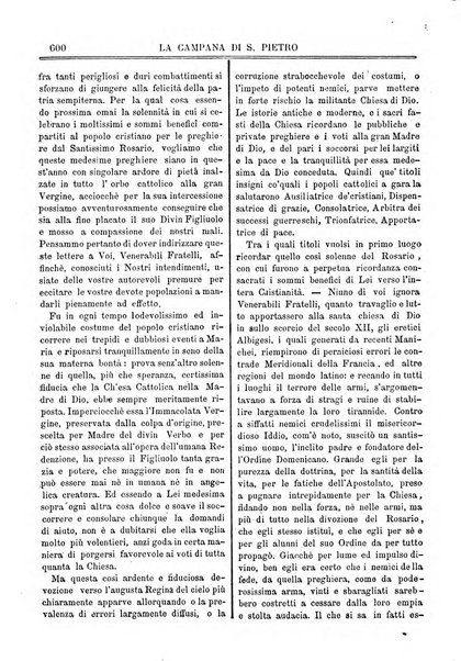 La campana di S. Pietro bollettino religioso settimanale