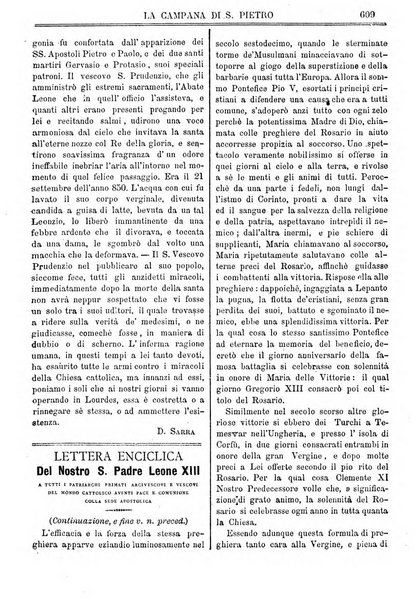 La campana di S. Pietro bollettino religioso settimanale