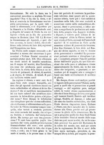 La campana di S. Pietro bollettino religioso settimanale