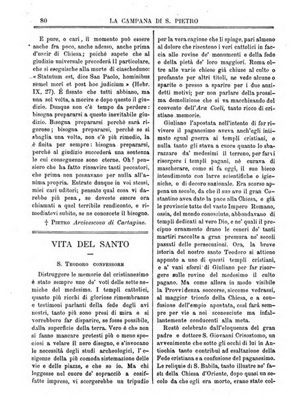 La campana di S. Pietro bollettino religioso settimanale