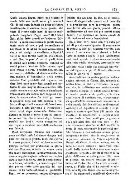 La campana di S. Pietro bollettino religioso settimanale