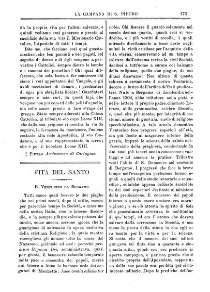 La campana di S. Pietro bollettino religioso settimanale