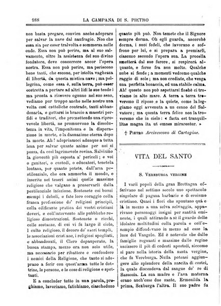 La campana di S. Pietro bollettino religioso settimanale