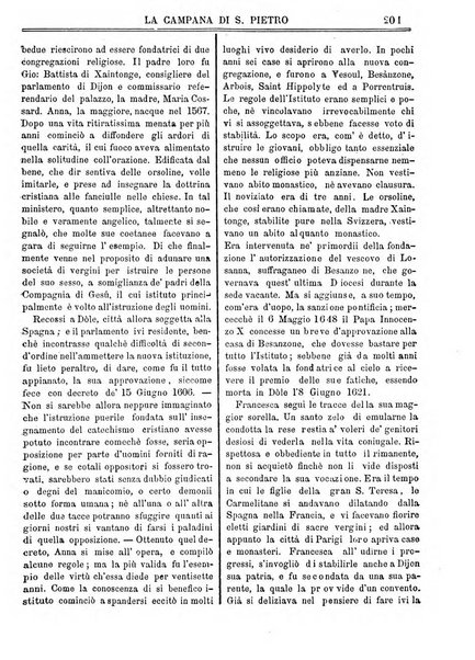 La campana di S. Pietro bollettino religioso settimanale