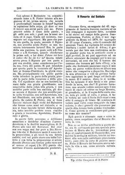 La campana di S. Pietro bollettino religioso settimanale