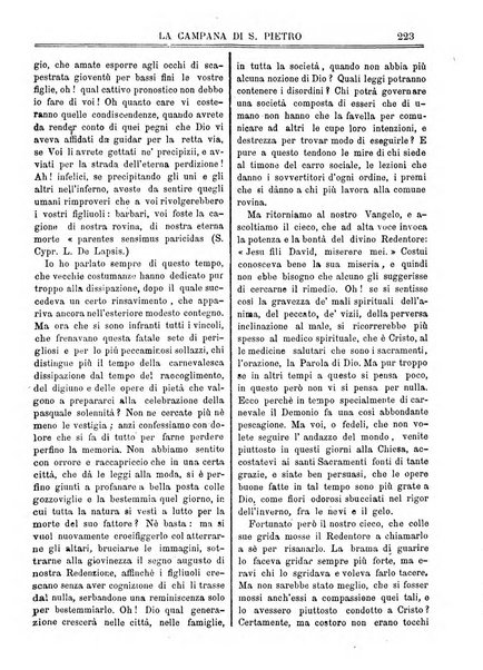 La campana di S. Pietro bollettino religioso settimanale