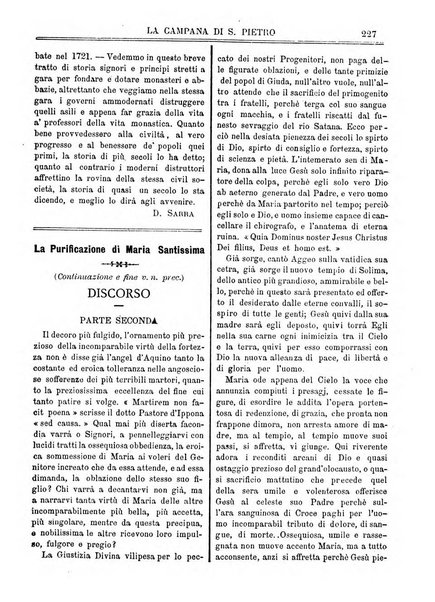 La campana di S. Pietro bollettino religioso settimanale