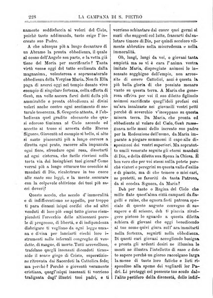 La campana di S. Pietro bollettino religioso settimanale