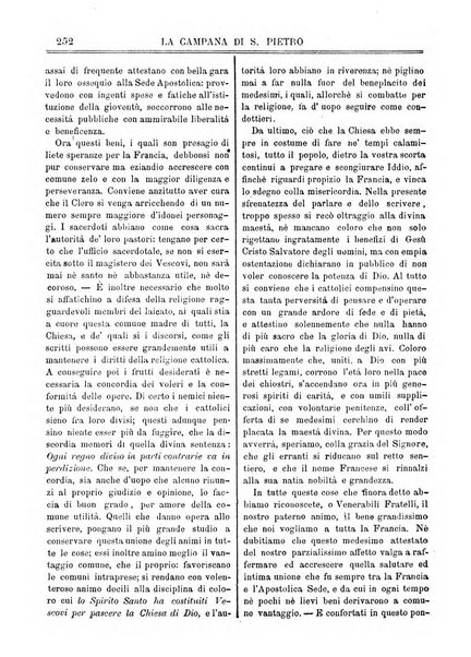 La campana di S. Pietro bollettino religioso settimanale