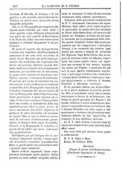 La campana di S. Pietro bollettino religioso settimanale