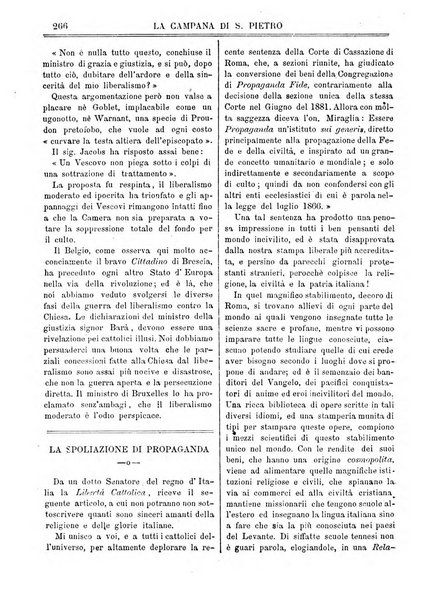 La campana di S. Pietro bollettino religioso settimanale