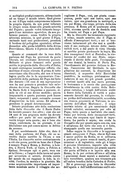 La campana di S. Pietro bollettino religioso settimanale