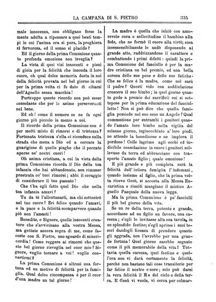 La campana di S. Pietro bollettino religioso settimanale