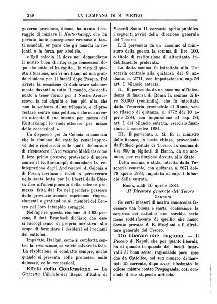 La campana di S. Pietro bollettino religioso settimanale