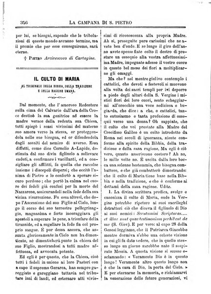 La campana di S. Pietro bollettino religioso settimanale