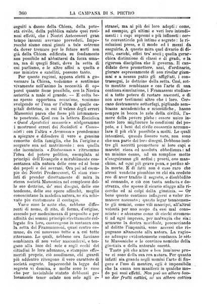 La campana di S. Pietro bollettino religioso settimanale