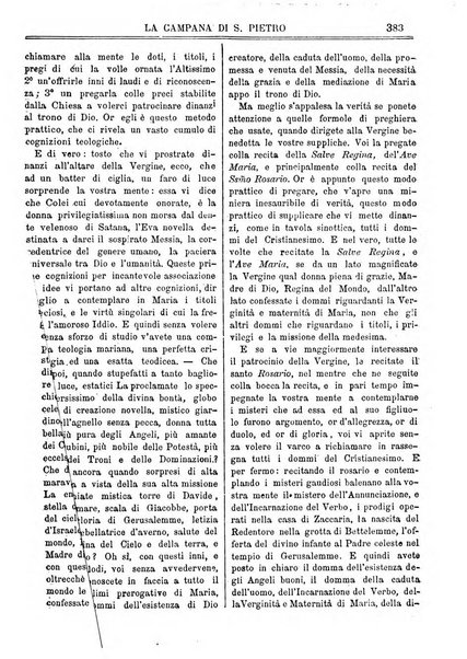 La campana di S. Pietro bollettino religioso settimanale