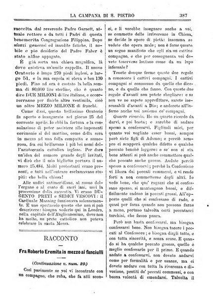 La campana di S. Pietro bollettino religioso settimanale