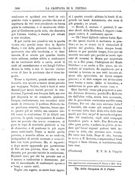 La campana di S. Pietro bollettino religioso settimanale