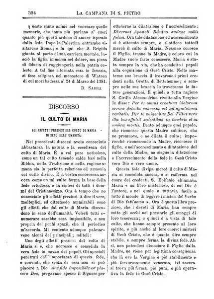 La campana di S. Pietro bollettino religioso settimanale