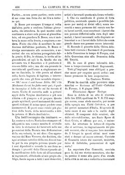 La campana di S. Pietro bollettino religioso settimanale