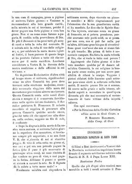 La campana di S. Pietro bollettino religioso settimanale