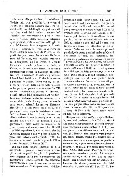 La campana di S. Pietro bollettino religioso settimanale