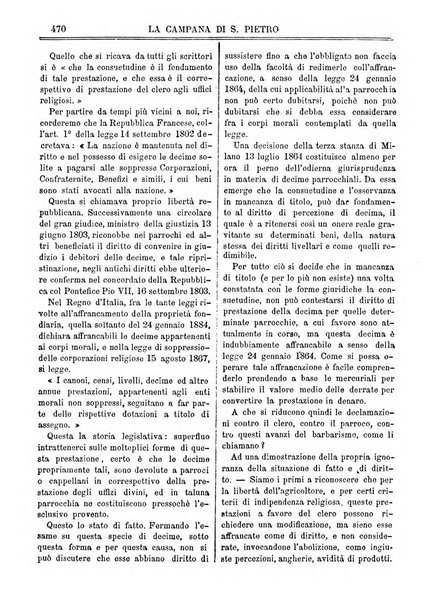 La campana di S. Pietro bollettino religioso settimanale