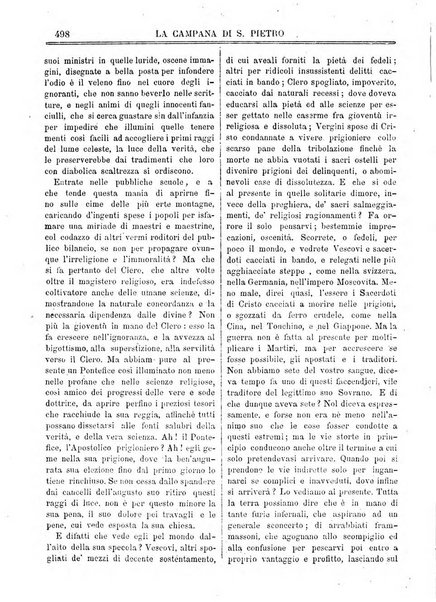 La campana di S. Pietro bollettino religioso settimanale