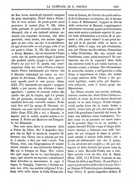 La campana di S. Pietro bollettino religioso settimanale