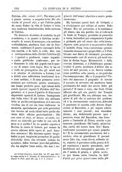 La campana di S. Pietro bollettino religioso settimanale