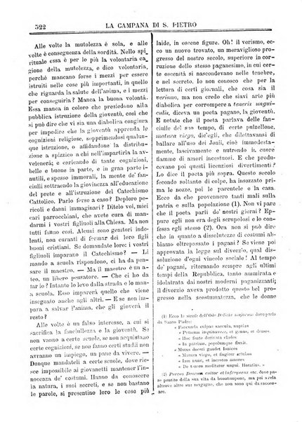 La campana di S. Pietro bollettino religioso settimanale