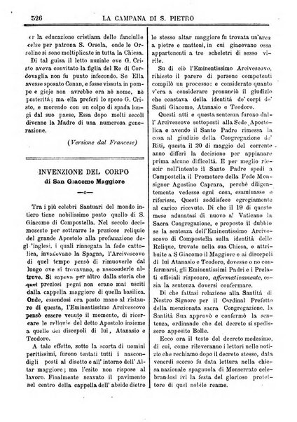 La campana di S. Pietro bollettino religioso settimanale