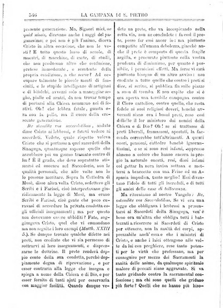 La campana di S. Pietro bollettino religioso settimanale