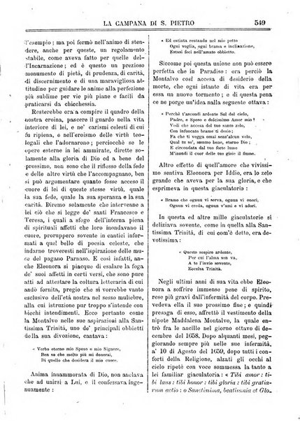 La campana di S. Pietro bollettino religioso settimanale