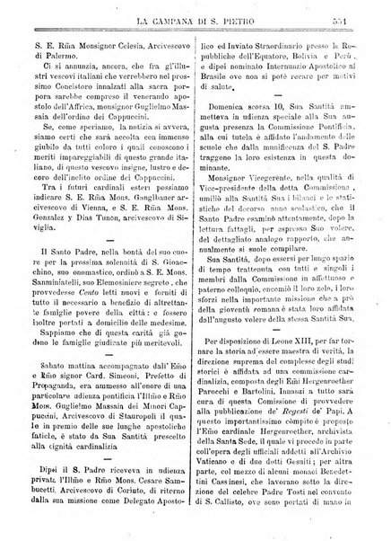 La campana di S. Pietro bollettino religioso settimanale