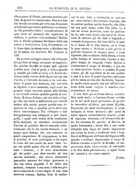 La campana di S. Pietro bollettino religioso settimanale