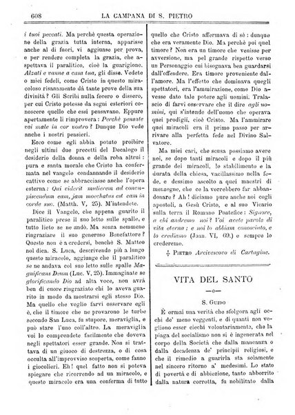 La campana di S. Pietro bollettino religioso settimanale