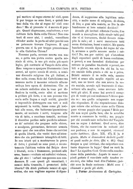 La campana di S. Pietro bollettino religioso settimanale