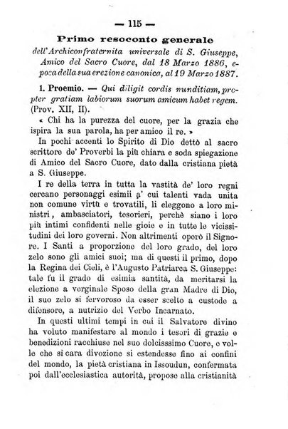 Annali di S. Giuseppe, amico del sacro cuore di Gesu