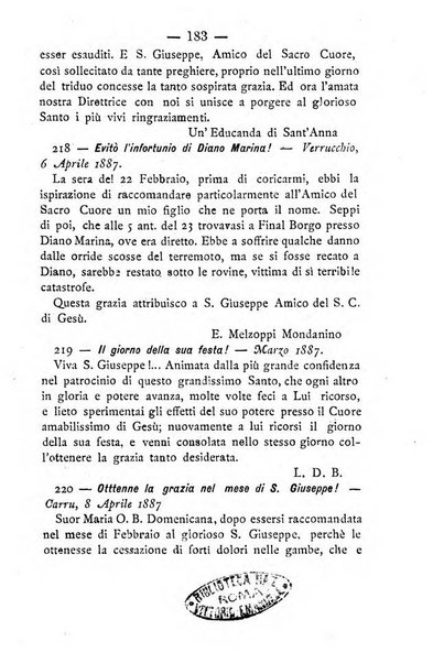 Annali di S. Giuseppe, amico del sacro cuore di Gesu