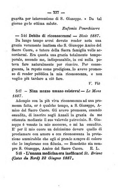 Annali di S. Giuseppe, amico del sacro cuore di Gesu