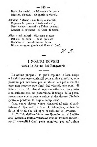 Annali di S. Giuseppe, amico del sacro cuore di Gesu